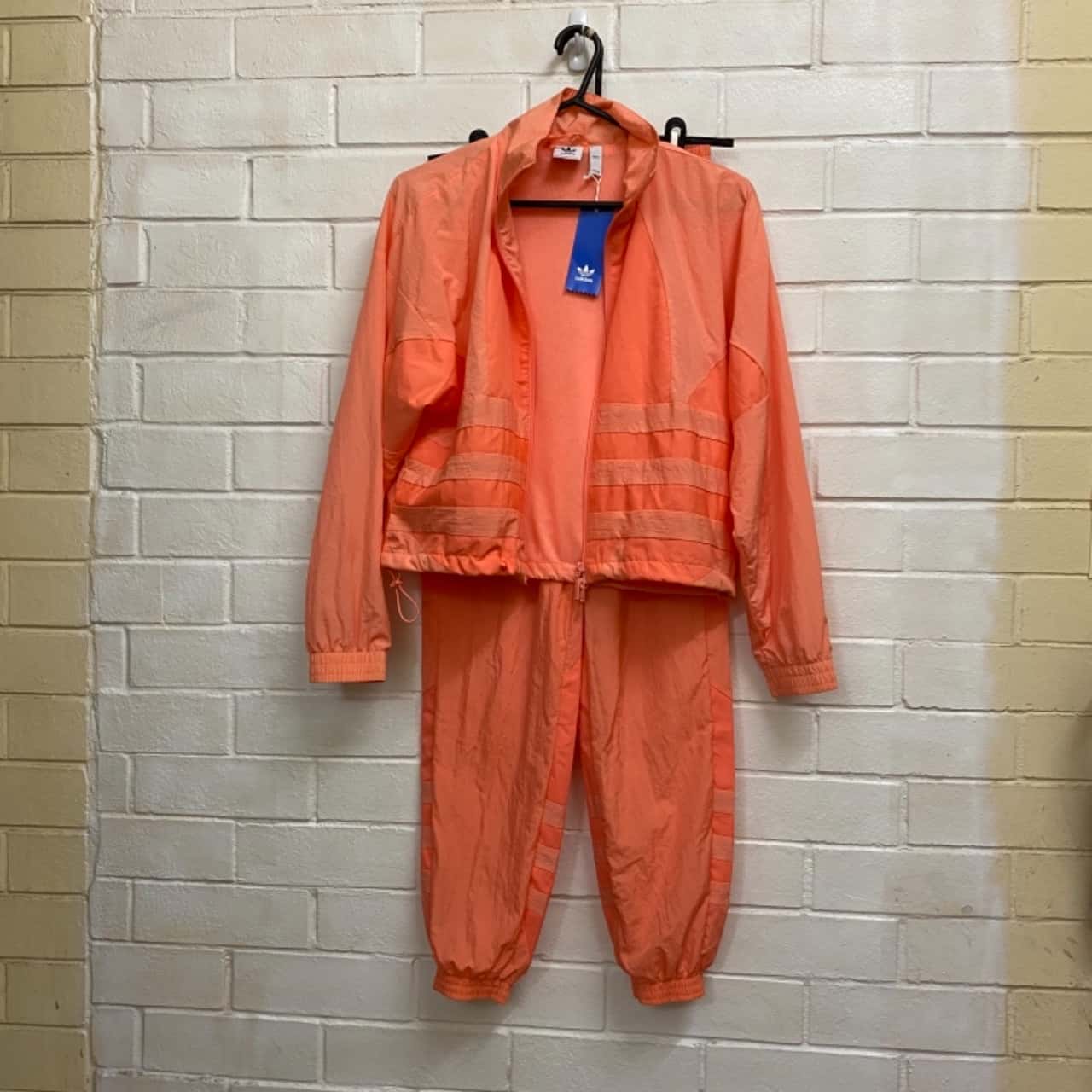 Adidas Womens Size 8 Orange Tracksuit 