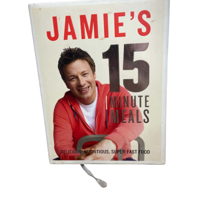 Jamie's 15 Minute Meals By Jamie Oliver Hardcover Cookbook