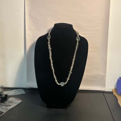 Clear stone necklace 
