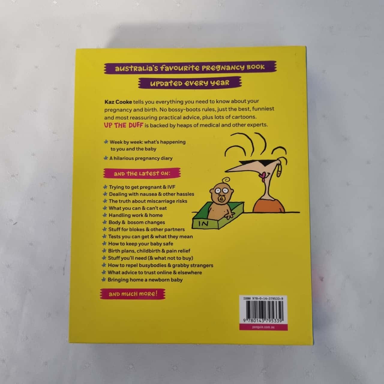 Up the Duff The Real Guide to Pregnancy by Kaz Cooke 2020 Edition