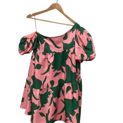 YH & CO Womens Party Dress Green / Pink  