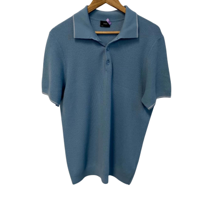Saba Mens Size XL Polo Shirt Blue 