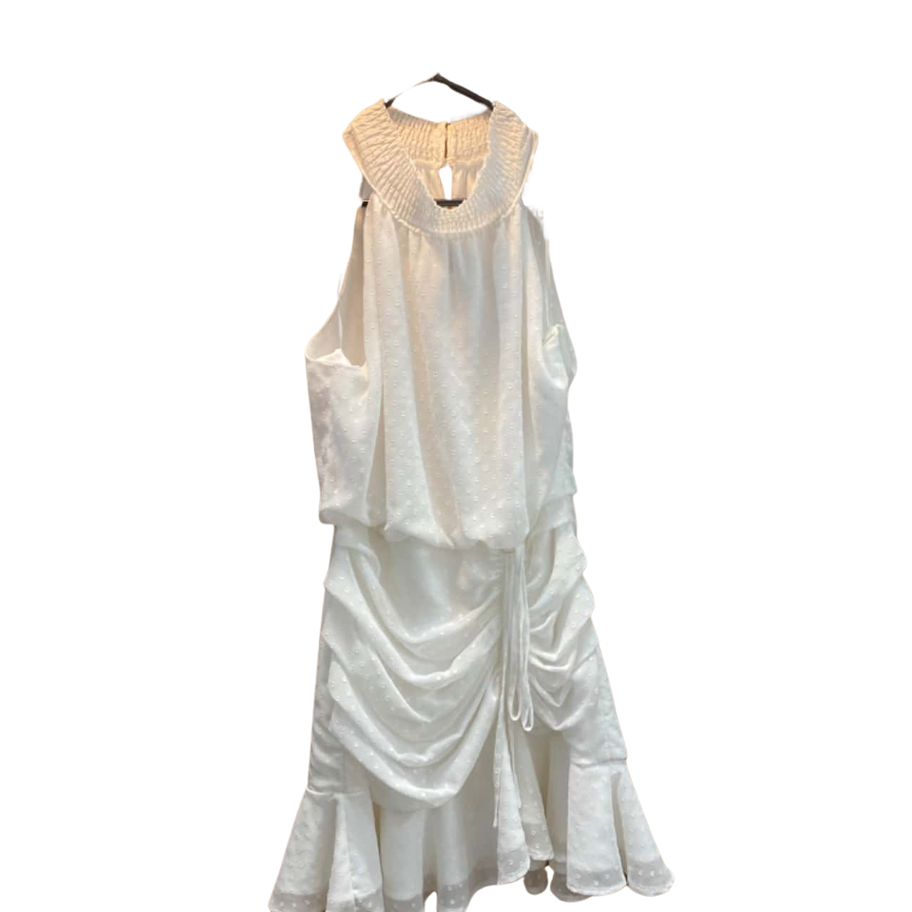 Robe Fleurie Speechless Dentelle Blanche Et Noir Taille 12 - Très Bon état