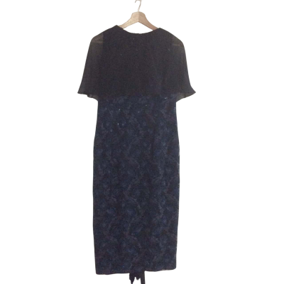 Anthea Crawford Womens  Size 12 Cocktail Dress Navy Blue 