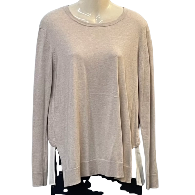 Witchery Womens  Size M Long Sleeve Top Beige 