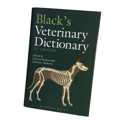 Black’s Veterinary Dictionary Hard cover Book Edward Boden  Anthony Andrews