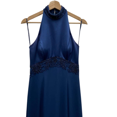 Blacktie Womens  Size 4 Maxi / Sleeveless Dress  Navy Blue 