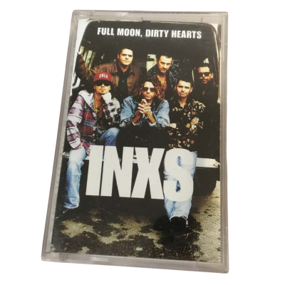 Vintage INXS Full Moon Dirty Hearts Cassette Tape 