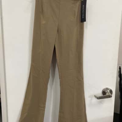 White Fox Womens  Size M Beige 
