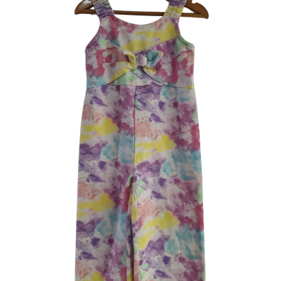 Juicy Couture Girls Tie Dye Sleeveless Jumpsuit - size 3 
