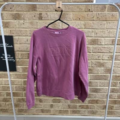 Ghanda Womens rhubarb crew neck jumper Size 10 