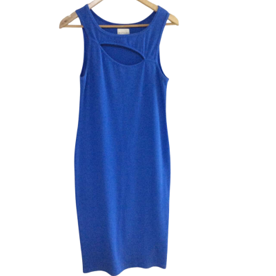 Matilda Life Womens  Size L Bodycon Dress / Midi Dress Blue 