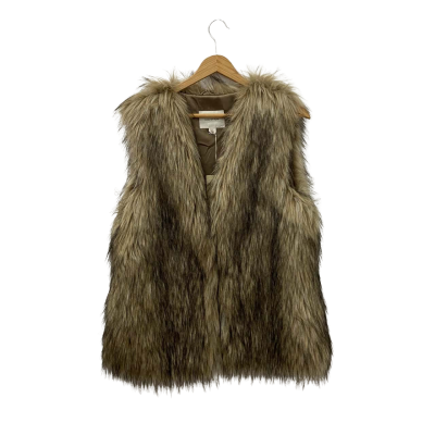 Country Road Womens  Size L Faux Fur Vest Multicoloured 