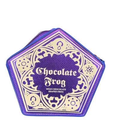 ZING  Unisex Cream / Purple Harry Potter Chocolate Frog Handbag