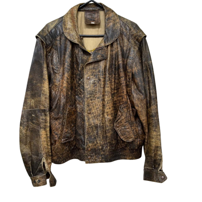 VINTAGE ARIZONA FLYING CLUB LEATHER JACKET. SIZE 112