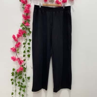D-Luxe Womens Wide Leg Pants Size XXL Black  
