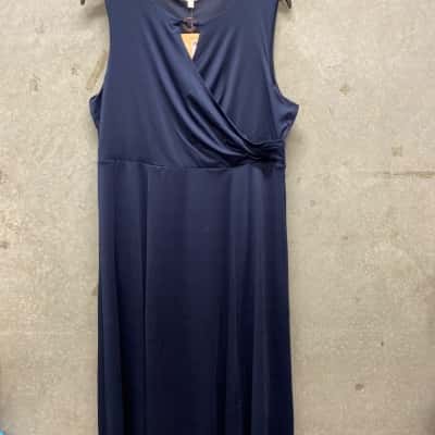 Noni B Womens  Size 16 Navy Blue Dress