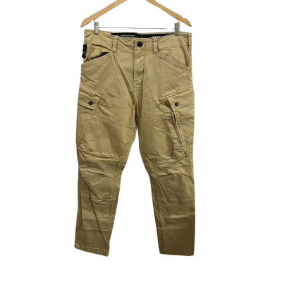 G-Star Raw Mens  Size 32 Roxic Straight Tapered Cargo Pants Tan