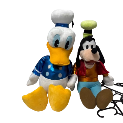 Pluto and Donald Duck large plushie 