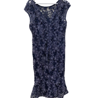 Anthea Crawford Womens  Size 14 Cocktail/Wedding Sleevless Dress Blue 