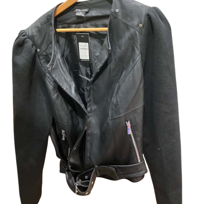 City Chic Womens Jacket Size XS Black  