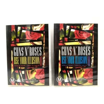 Guns N' Roses Use Your Illusion l & ll DVD's - Discs In Excellent Condition