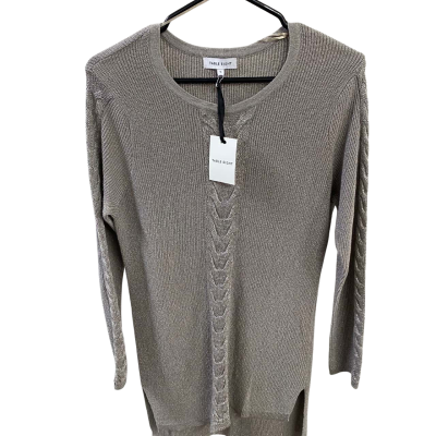 Table Eight Womens ELODIE CABLE SWEATER Size S 