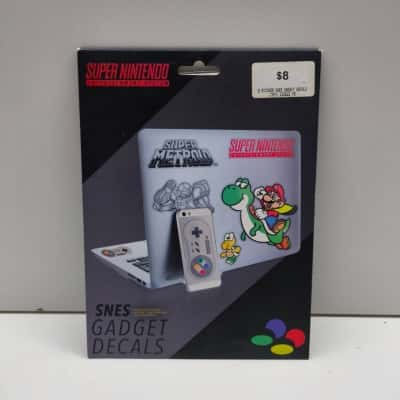 Super Nintendo SNES Gadget Decals Sticker Pack Paladone Waterproof Retro