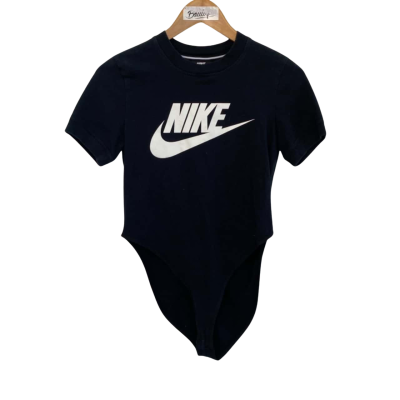 Nike Womens  Size M Shirt Bodysuit Black  