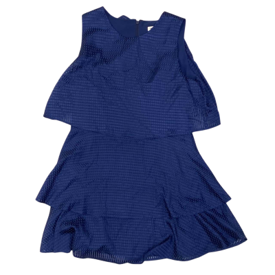BNWT, Marcs, Women’s Size 14, Three Ruffled Layers, Navy Blue, Mini-Dress