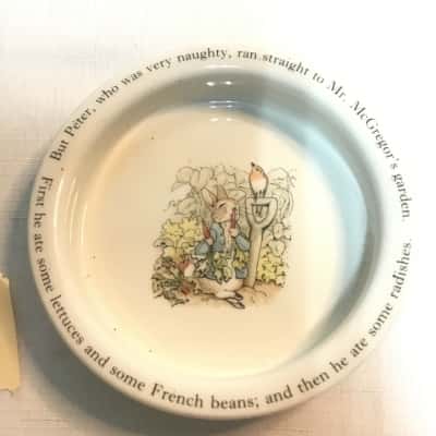 Wedgewood Kids Multicoloured Peter Rabbit 6.5" Bowl