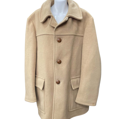 Gloverall Mens Trench Coat Beige / Brown 