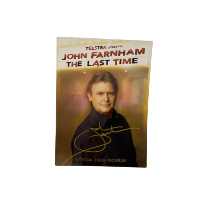 Official Tour Program - John Farnham “The Last Time” 