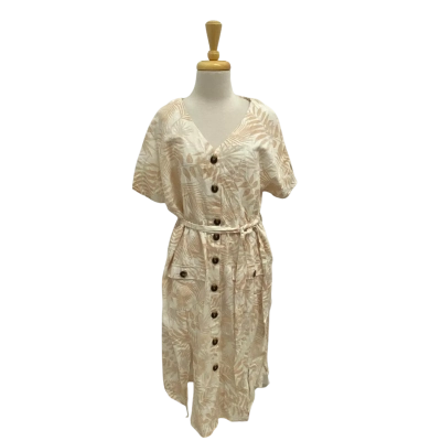 Rockmans Button Through Midi Dress.  Size 14.  New with tags