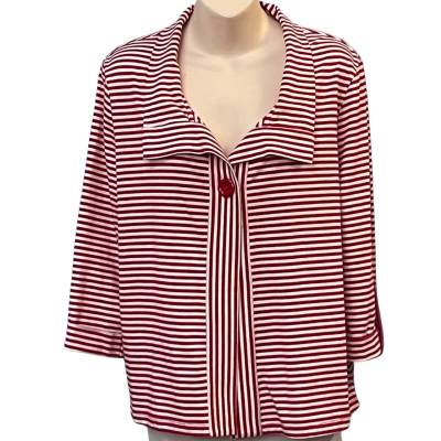 Basic Womens  Size S Red / White 
