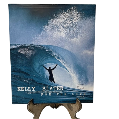 Kelly Slater for the love hardcover book about surfing