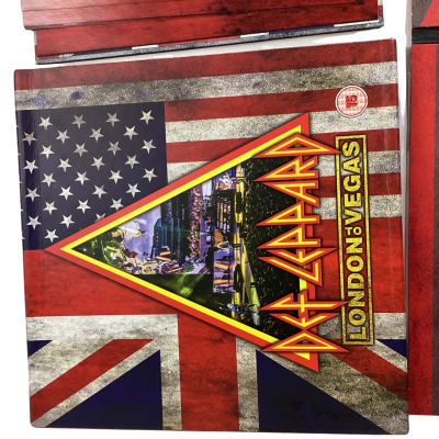 DEF LEPPARD London to Vegas Collectors Edition Book & CDs