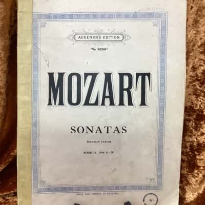 Mozart Sonatas - Augener’s Edition 