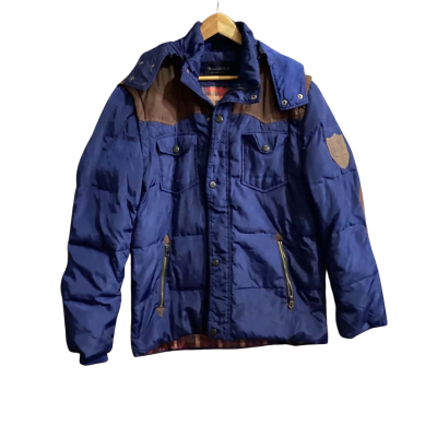  Mens  Size XXXXL Front Zipper Blue 