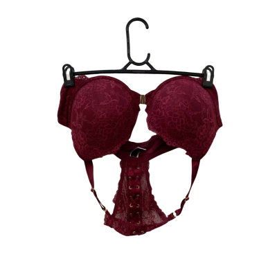  Womens Fox&Royal Size 22D Bra Maroon 