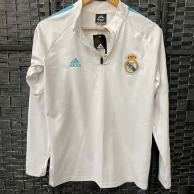 Adidas Mens  Size S Real Madrid Jersey White 