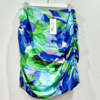 BNWT Sheike Mini Skirt Monet Print Size 10 RRP $119.99