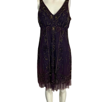 MR K  Womens  Size 10 Cocktail Dress Purple 