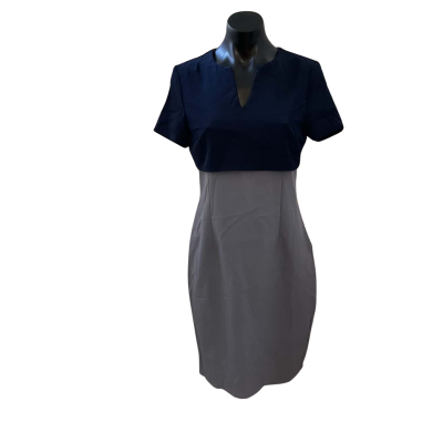 Zalora  Womens  Size M Mini Dress Blue / Grey 