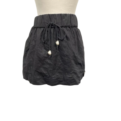 AJE Womens  Size 6 Black SKIRT  