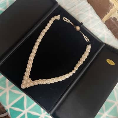 Fresh Water Pearl Necklace Womens 