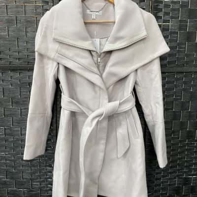 Forever New Womens  Size 10 Winter Coat Grey 