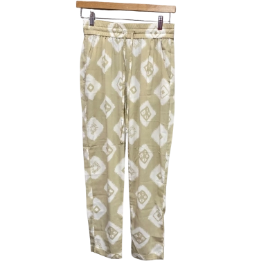  Elila Womens  Size S Ankle Length Pants Brown 