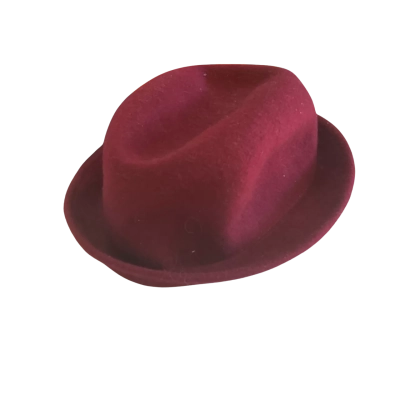 Mens Dangerfield Size One Size Fedora Maroon 