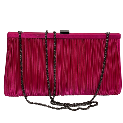 Olga Berg Womens Clutch/Shoulder bag Hot Pink  